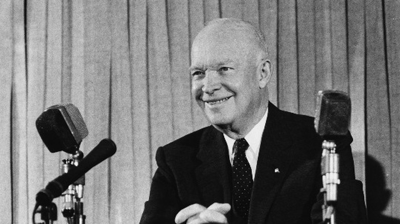 Dwight Eisenhower smiling