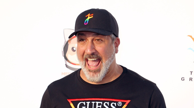 Joey Fatone looking happy