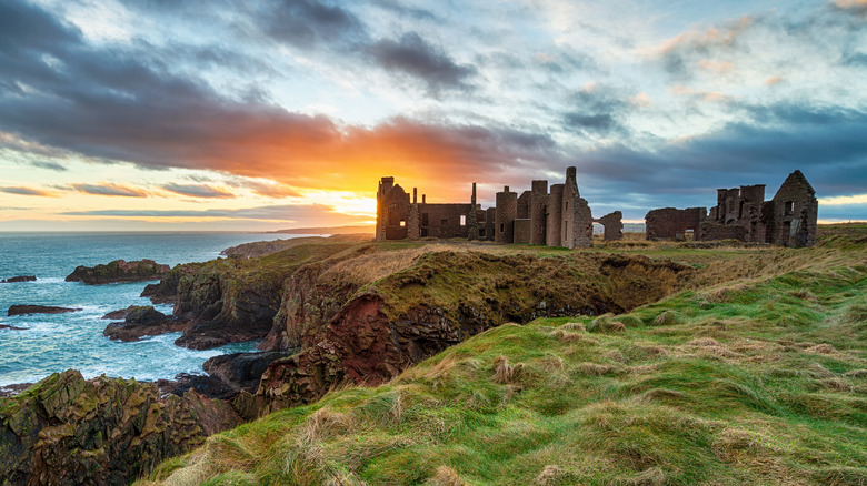 Sunset on Scottish coast