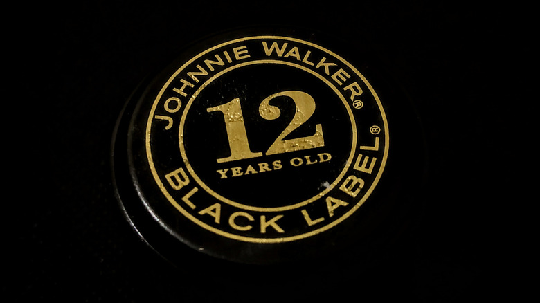 Johnnie Walker bottle cap top