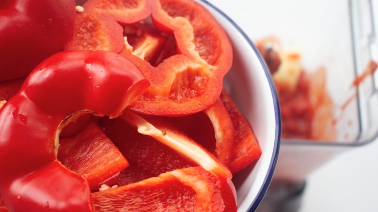 Blending vegetables together