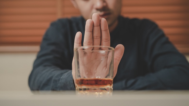 Saying no to whisky