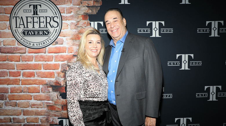 Taffer and wife at restaurant 