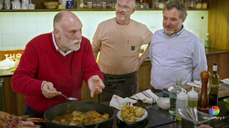 jose andres eating spanish food