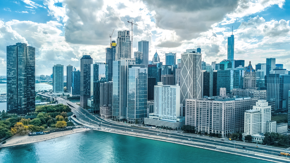 Sweeping view of Chicago