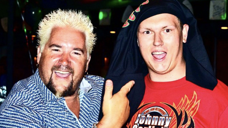 Josh Scherer with Guy Fieri