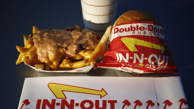 In-N-Out animal style fries 