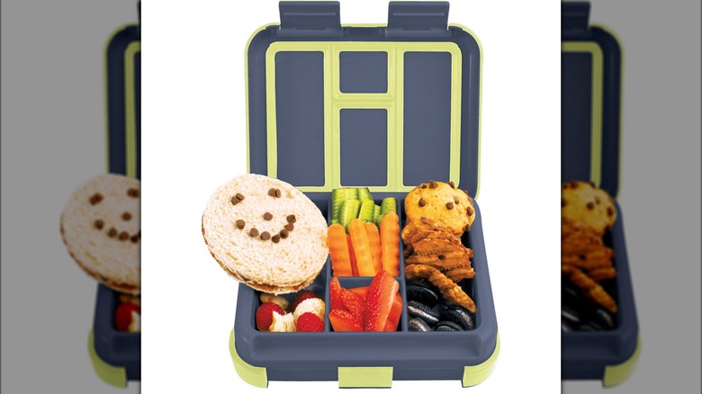 Filled children's bento box 