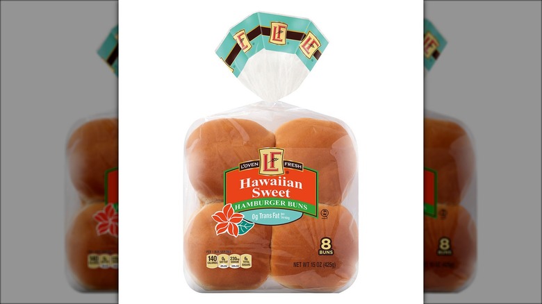 packaged hamburger buns