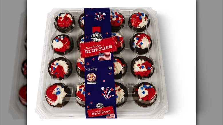 Two-Bite Patriotic Brownies