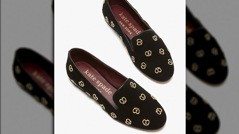 Kate Spade mini pretzel loafers