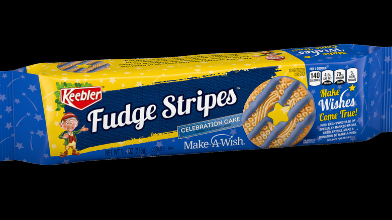 Fudge Stripes Celebration Cake Flavor