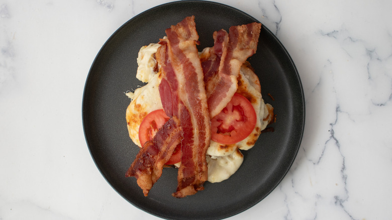 Hot Brown sandwich on plate