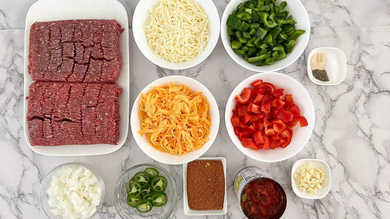 keto taco casserole ingredients