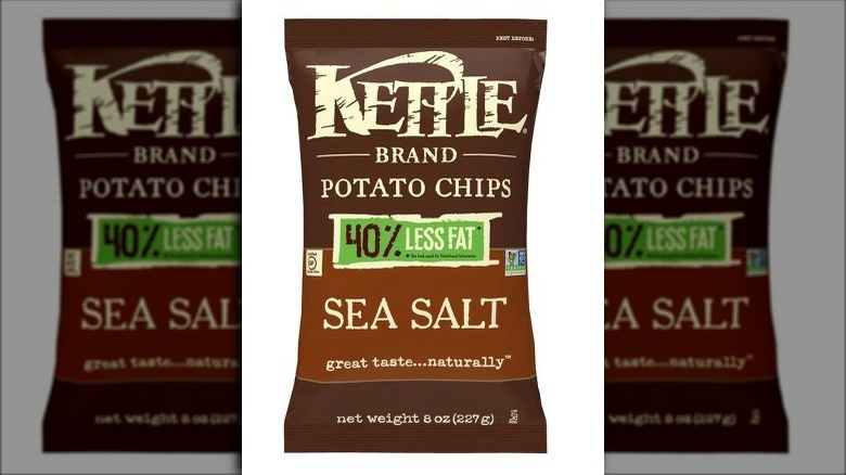 Less Fat Sea Salt kettle chips