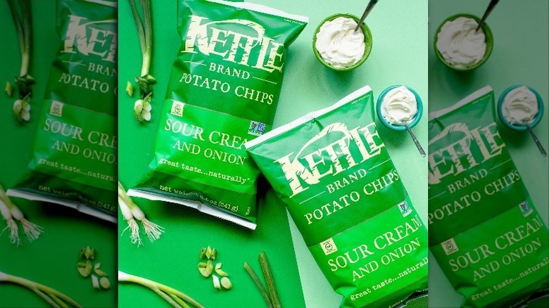 Sour Cream and Onion kettle chips