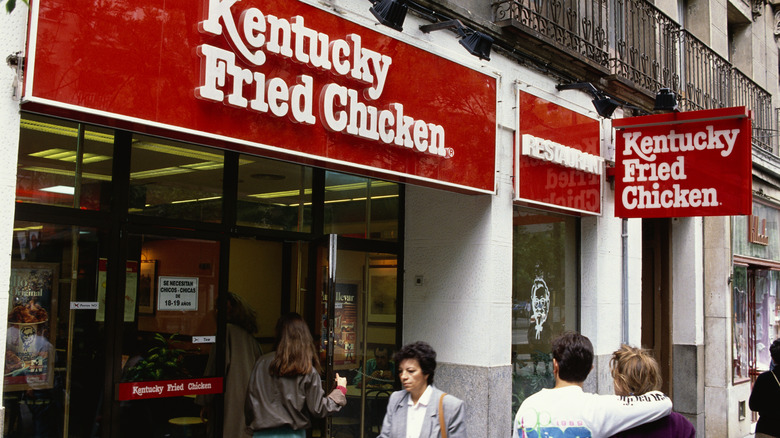 vintage KFC storefront