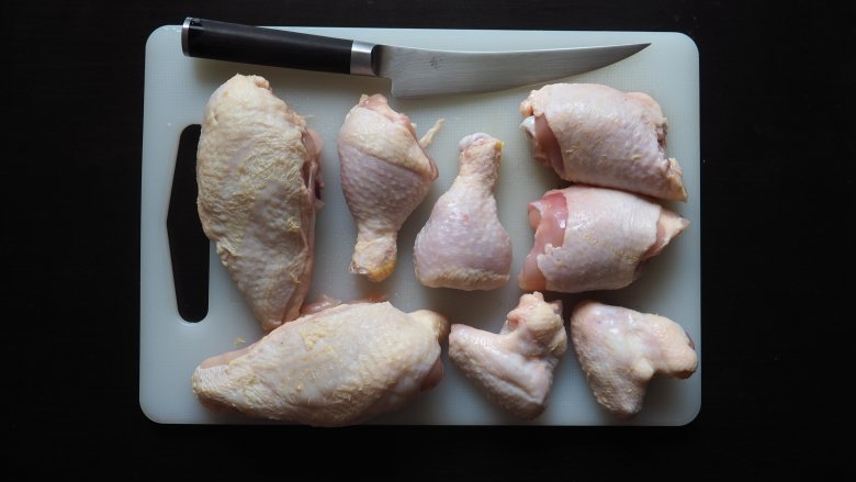 how to cut up a whole chicken