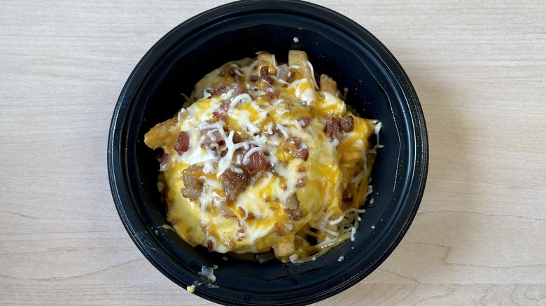 KFC potato bowl and toppings