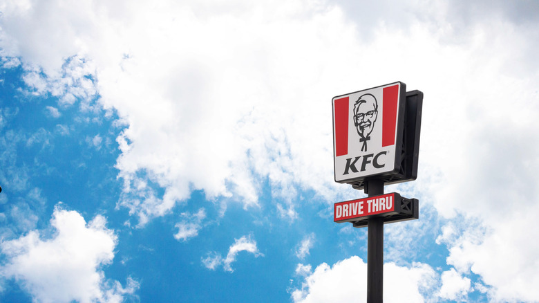 KFC sign in the sky
