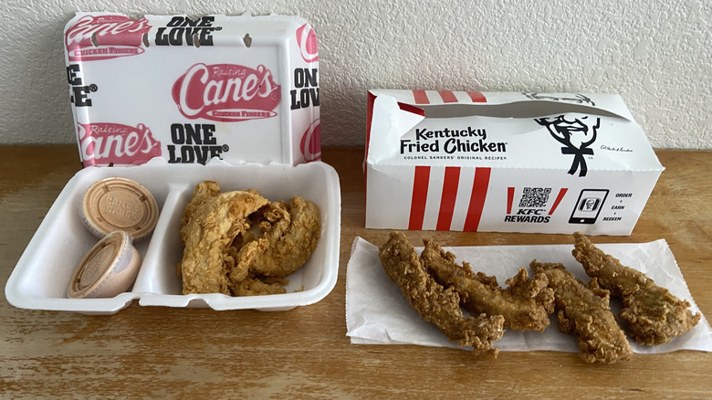 Tenders with their boxes