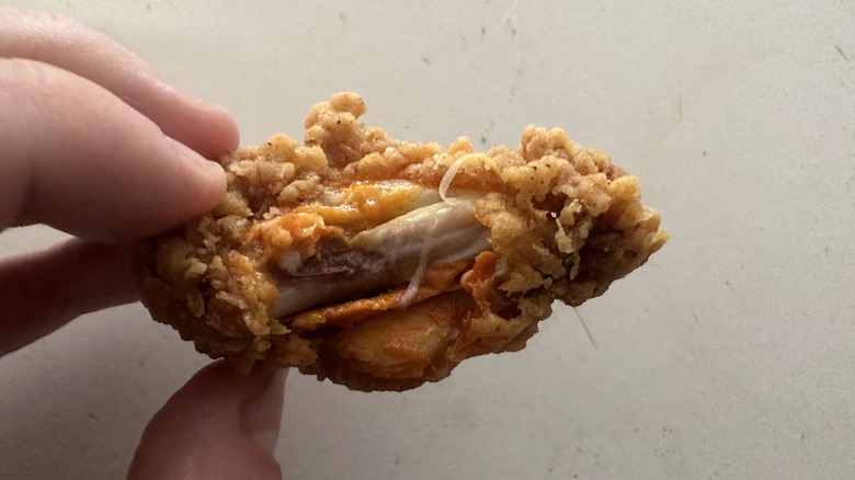 inside KFC wing
