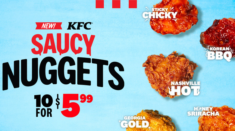 KFC's new Saucy Nuggets