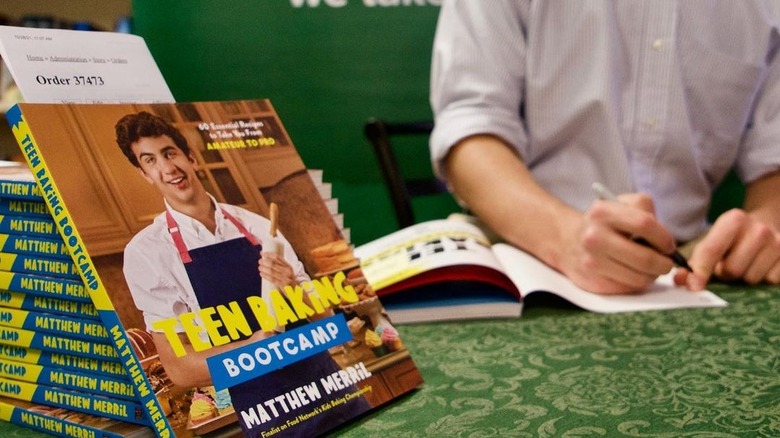 Matthew Merril signing book