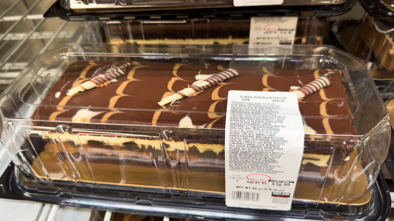 Tuxedo cake from Costco