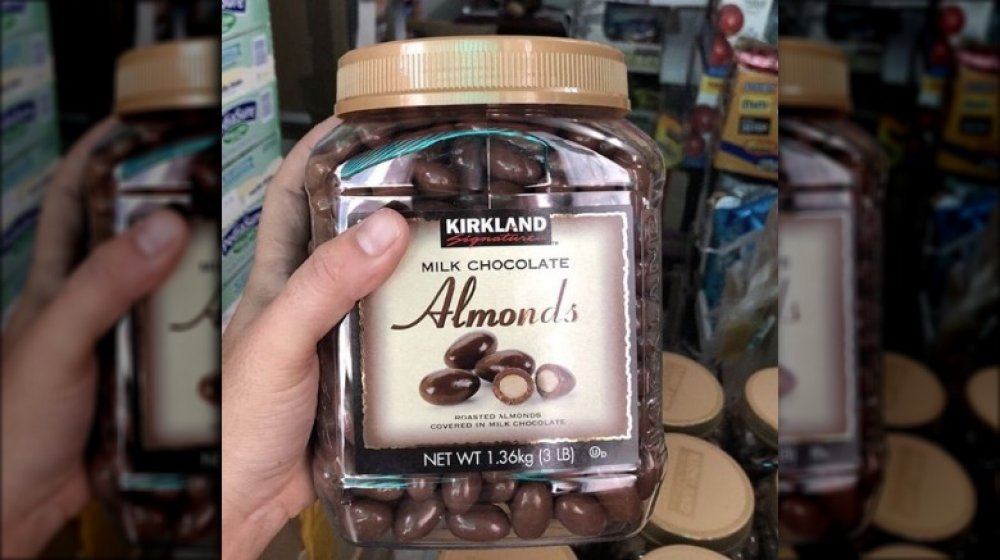 Kirkland Signature chocolate covered almonds