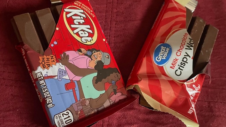 Kit kat and generic candy