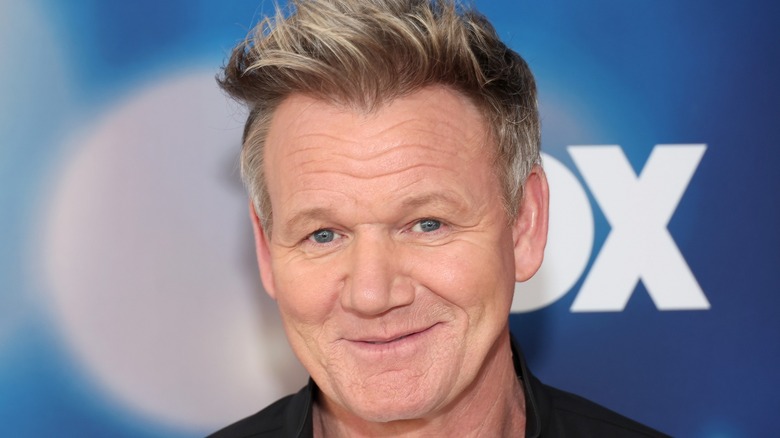 Gordon Ramsay smiling.