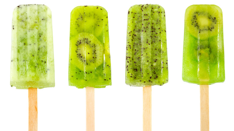 kiwi berry ice lollies