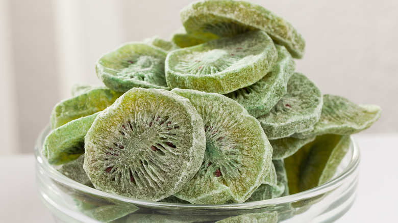 Frozen kiwi berries