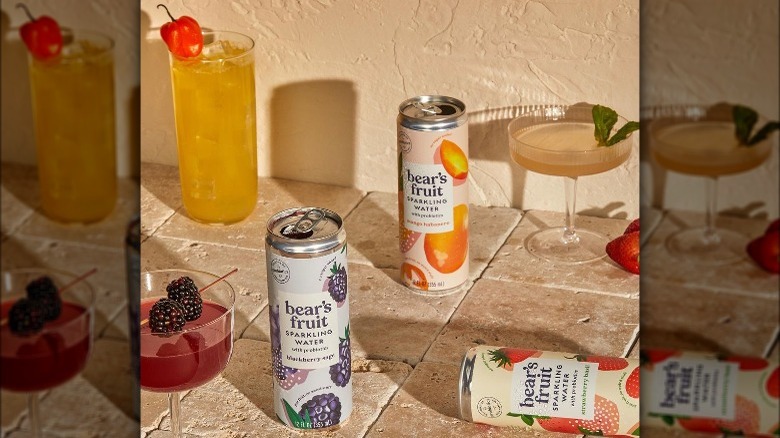 Bear's Fruit kombucha cans