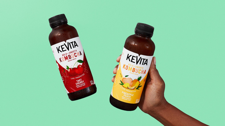 KeVita kombucha bottled drinks