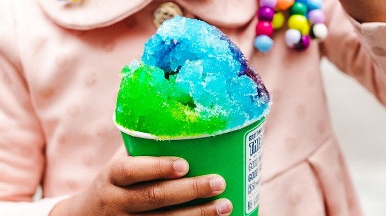 Green and Blue Kona Ice