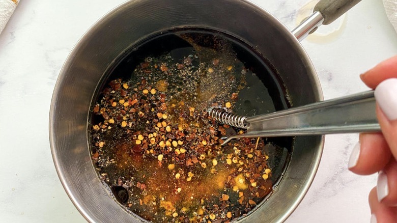 korean bbq sauce ingredients boiling