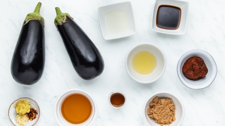 korean glazed eggplant ingredients
