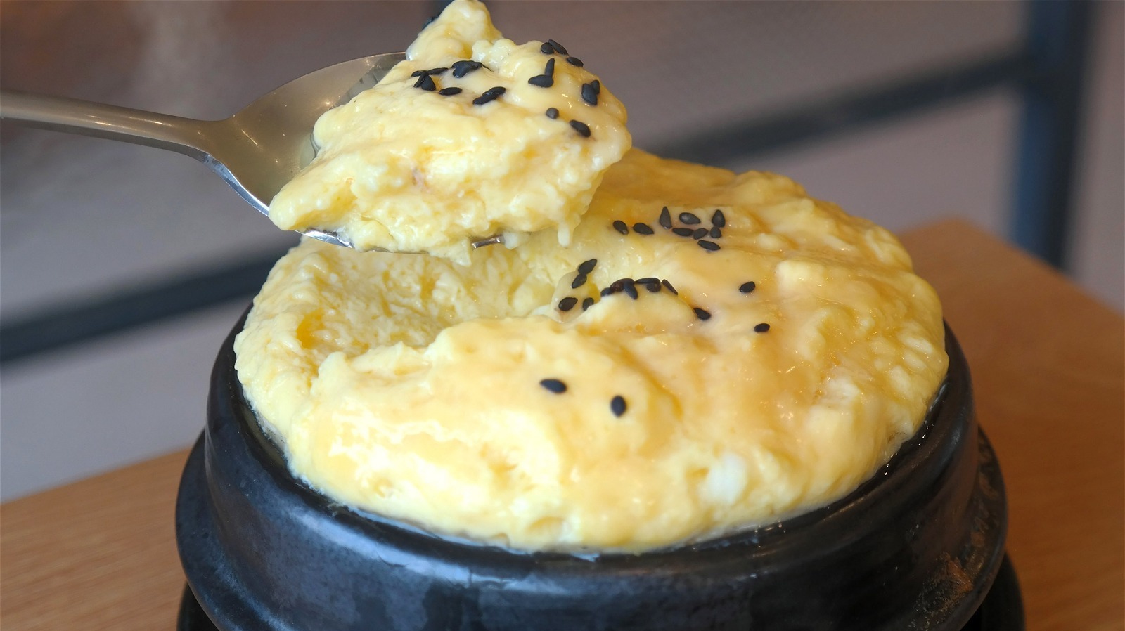 Korean Volcano Steamed Egg (Gyeran Jjim)