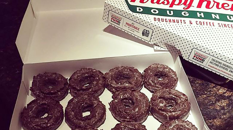 krispy kreme Glazed Chocolate Cake