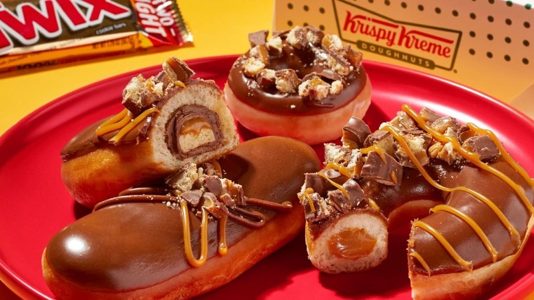 Twix Krispy Kreme donuts