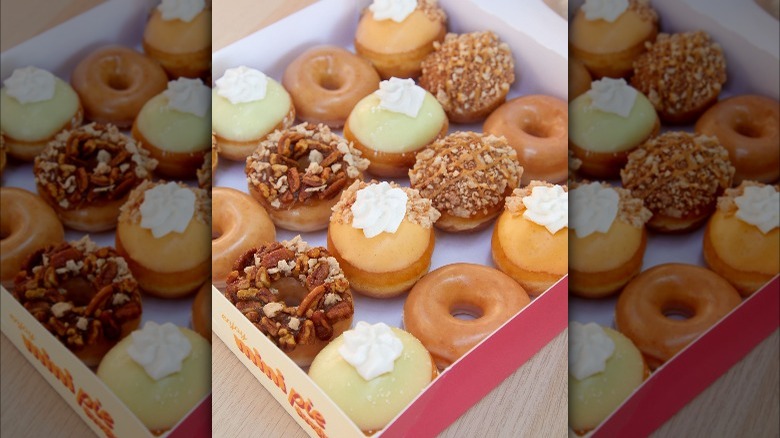 Krispy Kreme's Thanksgiving mini pie doughnuts