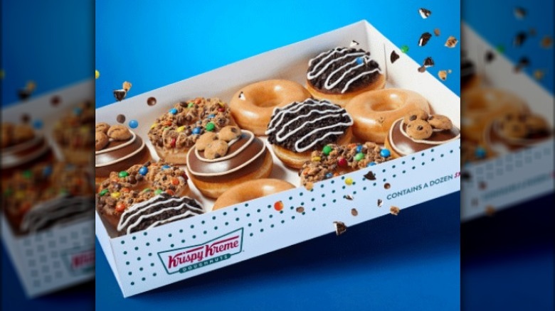 Krispy Kreme cookie blast donuts