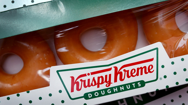 package of Krispy Kreme donuts