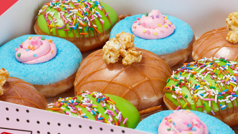 Krispy Kreme doughnut display