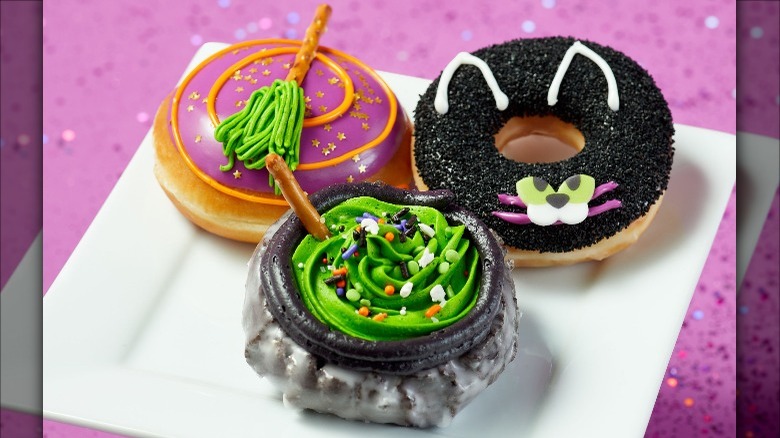 Krispy Kreme Halloween themed donuts