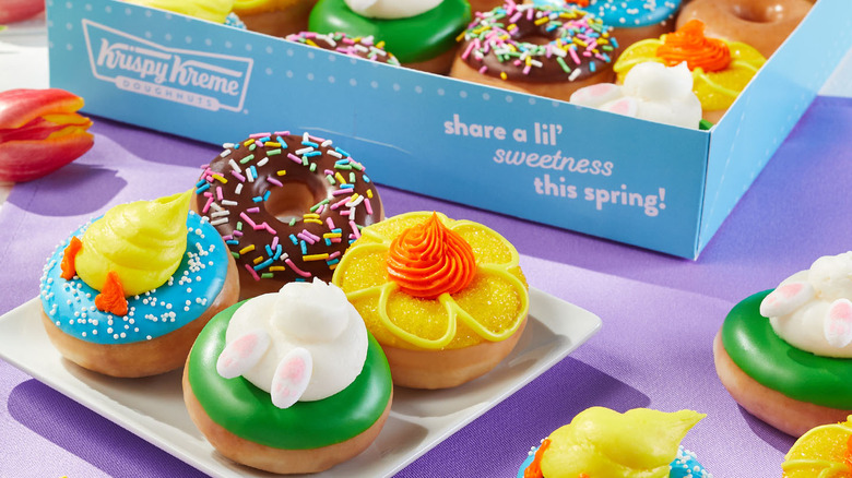 Krispy Kreme mini spring doughnuts