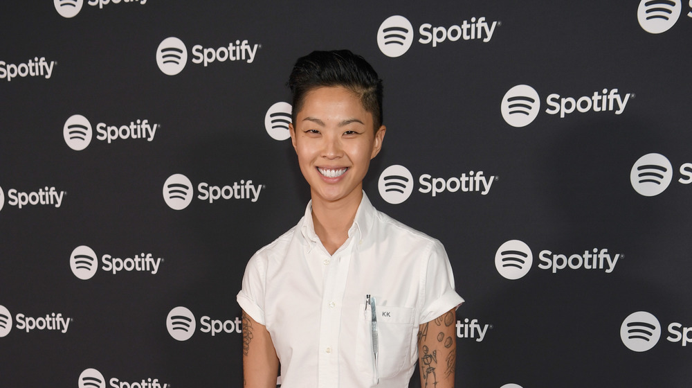 Kristen Kish in a white top