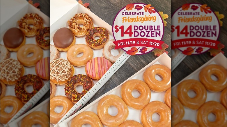 Krispy Kreme Friendsgiving doughnut promotion